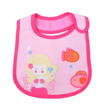 秋冬婴儿围嘴宝宝围嘴口水巾围嘴棉新生儿童饭兜围兜小围嘴 公主小姐