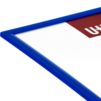 优和（UHOO） A5 磁性硬胶套 1个装 透明卡K士磁帖卡片袋文件保护卡套 蓝色 6403