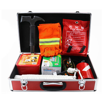 家庭逃生消防应急箱火灾自救急救包楼层逃生应急包套装家用救生包