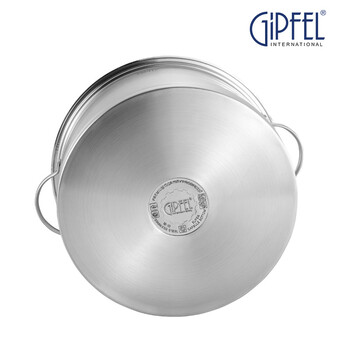 
                                        吉浦菲（GiPFEL） 德国Gipfel吉浦菲不锈钢多层大蒸锅4层蒸笼多层复底加厚蒸锅正品出口蒸笼                