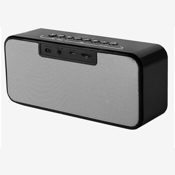 万利达 便携无线迷你闹钟小音响户外重低音炮蓝牙音箱低音炮迷你音响