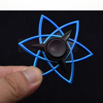 个性指尖陀螺飞镖儿童减压玩具动漫手指金属合金时尚好玩新 紫色