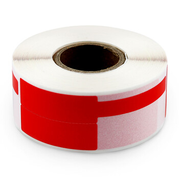 精臣 b50/b50w标签纸三防pp合成纸  25*38 40 200张红色单卷 线缆不干