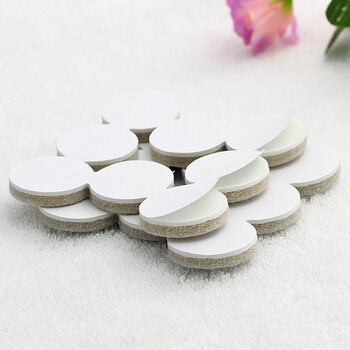 护家（FLOOR GUARD）HD9002 圆形毛毡座椅脚垫地板保护垫 直径25.4MM 16片装浅豆色