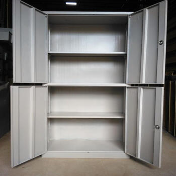 骁熊 办公柜子储物柜档案柜柜子铁皮移动钢制中式效率简易档案格子