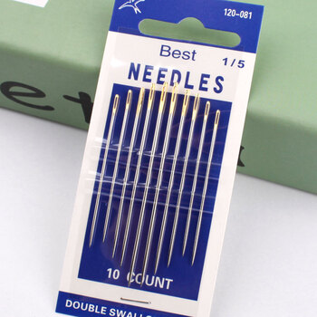 臣埠缝纫针绣花工手缝针毛衣服缝衣针缝被针大号大眼被子针家用皮革针