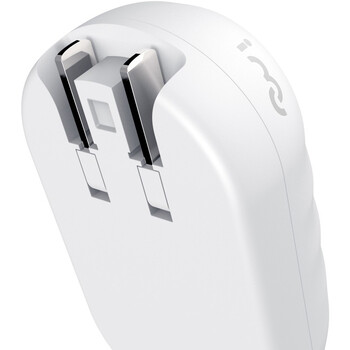 
                                        幻响（i-mu）双USB 折叠式电源适配器/手机充电器/充电头 适用于苹果安卓手机平板 白色                