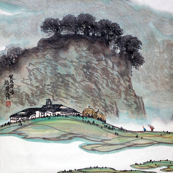 嘉州画派水墨画八月专场