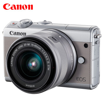 Canon 佳能 EOS M100 无反相机（15mm-45mm、2420万像素、触控翻转LCD、全像素双核对焦）