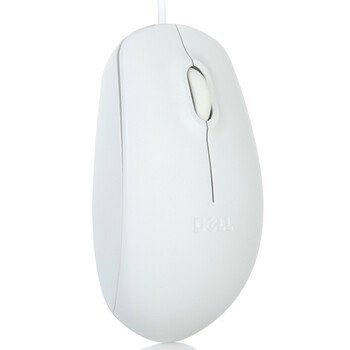 戴尔（DELL）MS111 有线鼠标 白色