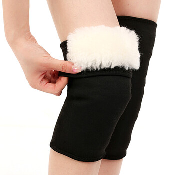 物有物语 保暖护膝秋冬女中老年防老寒腿加绒加厚膝盖护具电动摩托车