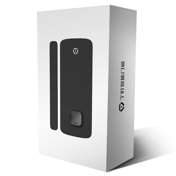 丁盯智能门磁 家用WIFI防盗报警器 低功耗 远程门窗监测 locklock-v1（典雅白）