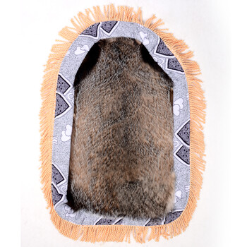 狸子皮獾油烧烫伤 带边大个獾子皮坐垫