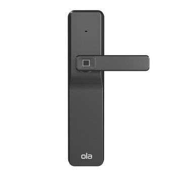 OlaX 智能微信指纹锁 家用指纹锁 智能锁机械锁防盗锁 电子锁 室外门锁 星空黑+免费安装 包安装