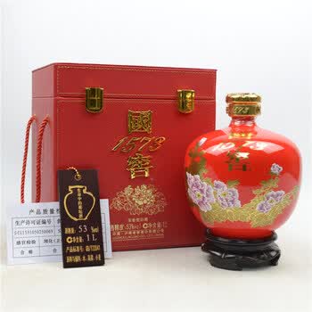 国窖1573(国韵)2017年53度1l(白酒)【51】06拍卖已结束五粮液文化