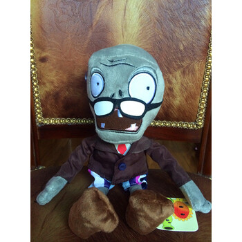 僵尸汽车外部摆件玩偶车顶装饰公仔卡通动漫车贴饰品搞笑 眼镜僵尸