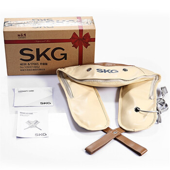SKG颈椎按摩器按摩披肩敲打按摩肩带4036