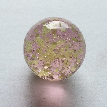 夜光玻璃球直径2厘米夜明珠工艺装饰球儿童玩具球荧光玻璃珠 紫罗兰 1