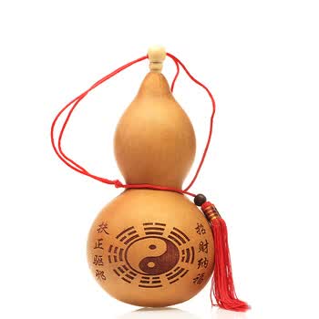 他向手工雕刻自然生长葫芦挂件八卦六字真言天然木葫芦摆件文玩宝葫芦居家工艺装饰品 大号开盖八卦【图片 价格 品牌 报价】-京东