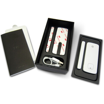 丁盯智能门磁 家用WIFI防盗报警器 低功耗 远程门窗监测 locklock-v1（典雅白）
