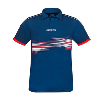 donic多尼克乒乓球服 男比赛服运动短袖球衣乒乓球服装 83673 宝蓝色