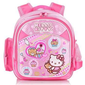 hello kitty 儿童书包 女宝宝幼儿园中大班双肩背包 小包640103粉红色