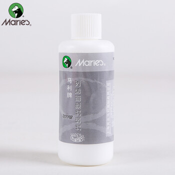 马利(Maries)丙烯调和液100ml 瓶装丙烯绘画媒介稀释剂 墙绘颜料增加粘度耐晒度调和剂 G742 速写 马克笔绘画