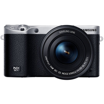 三星 (SAMSUNG) NX500 4K摄像 微型单电套机（18-55mm 内置16G）黑色 （NX经典高端款）