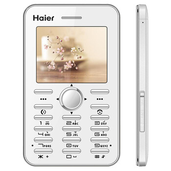 海尔(Haier) M312 移动/联通2G 卡片手机 儿童手机 珠光白