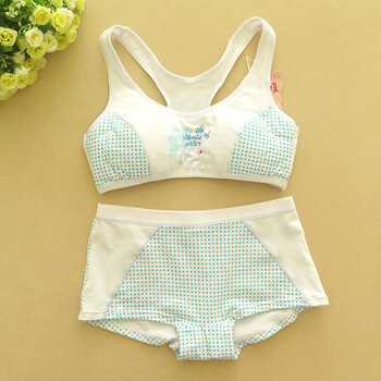 女童文胸胸罩女大童抹胸内衣发育期9-12岁学生胸衣儿童装小背心 白色