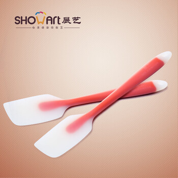 烘焙工具 展艺欧洲标准一体式硅胶刮刀 奶油抹刀 铲刀 耐高温
