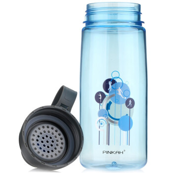 品家家品水壶 耐摔PC塑料便携直饮水杯(620ml)大容量户外运动水壶PJ-728R 蓝色
