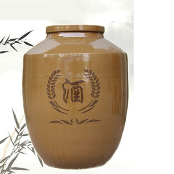 2018新品四川加厚土陶酒坛密封陶瓷粗陶大酒坛子500斤1000斤洞藏酒罐