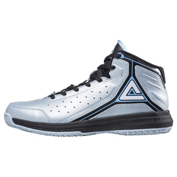 匹克peak正品明星款战神系列专业高帮耐磨减震外场战靴e43281a 金属蓝