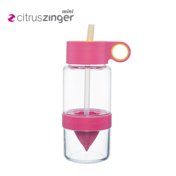 
                                        ZingAnything Citrus Zinger Mini柠檬杯随手杯塑料水杯喝水 红色                