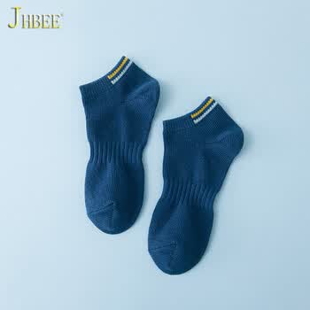 韩版百搭运动船袜 男士袜子棉袜 蓝色 均码