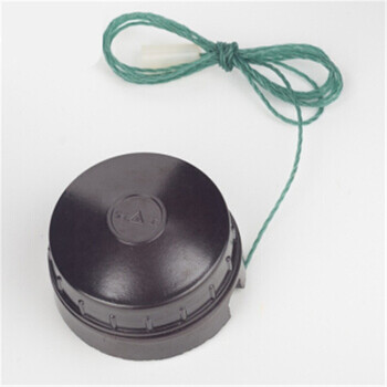 圆形拉线开关老式墙壁明装加厚型床头开关接线双控复古绳开关(3个)