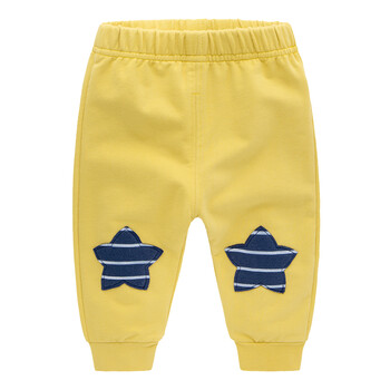 婴儿裤子春秋膝盖贴布 男童新生儿长裤卡通 1岁宝宝春装休闲裤女lsf