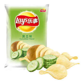 lays/乐事薯片 清爽黄瓜味70g/袋 休闲食品膨化零食品-京东商城【降价