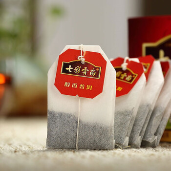七彩雲南茶叶 普洱茶 熟茶 醇香袋泡茶100g/50袋 线下同款