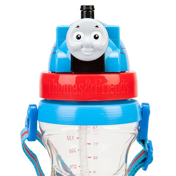 托马斯&朋友（Thomsa&Friends）儿童3D背带PA吸管水壶400ml（托马斯）4742TM