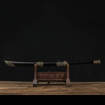 龙凤刀 龙泉宝剑 深蓝之剑作者钟石勇倾力打造 送剑架款式随机 可免费