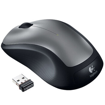 罗技（Logitech） M320 无线鼠标 灰色