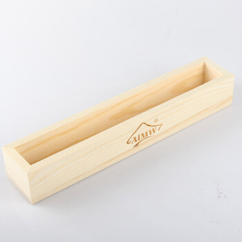 
                                        爱满屋AMW 烘焙工具小吉饼干模 木制饼干整形器 压模器 长方形木框饼干盒 方形饼干模具                