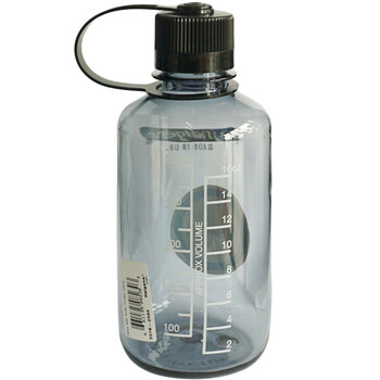 
                                                            美国进口户外运动水壶水杯茶杯500ml 大容量便携防漏塑料登山壶太空杯 商务礼品 灰色透明                