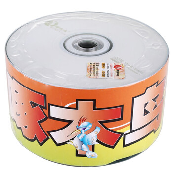 啄木鸟 CD-R 光盘/刻录光盘/空白光盘/刻录碟片/  52速 700M 白系列 热缩膜包装50片 不带桶 刻录盘