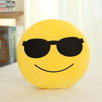 表情抱枕毛绒玩具公仔创意恶搞怪表情包女生可爱生日礼物 酷 小号18