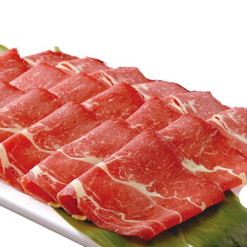 大菜园 牛肉片 新鲜 生牛肉 烧烤火锅肥牛卷 肥牛片 yfz 300g