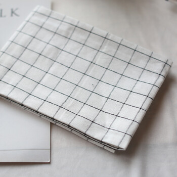 西餐垫盘子垫 餐巾—白底小格子
