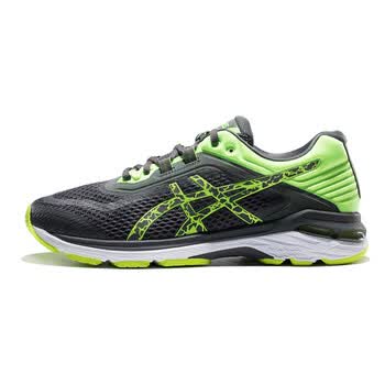 asics亚瑟士18春夏跑步鞋男运动鞋夜跑透气gt-2000 6 t834n-9595 灰色